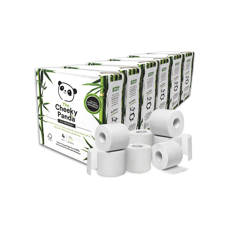 Bamboo Toilet Paper | 24 Rolls | Eco Friendly - The Cheeky Panda US