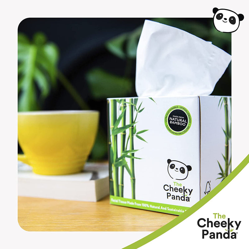 Bamboo Tissues | 12 Cube Boxes | Eco Friendly - Cheeky Panda