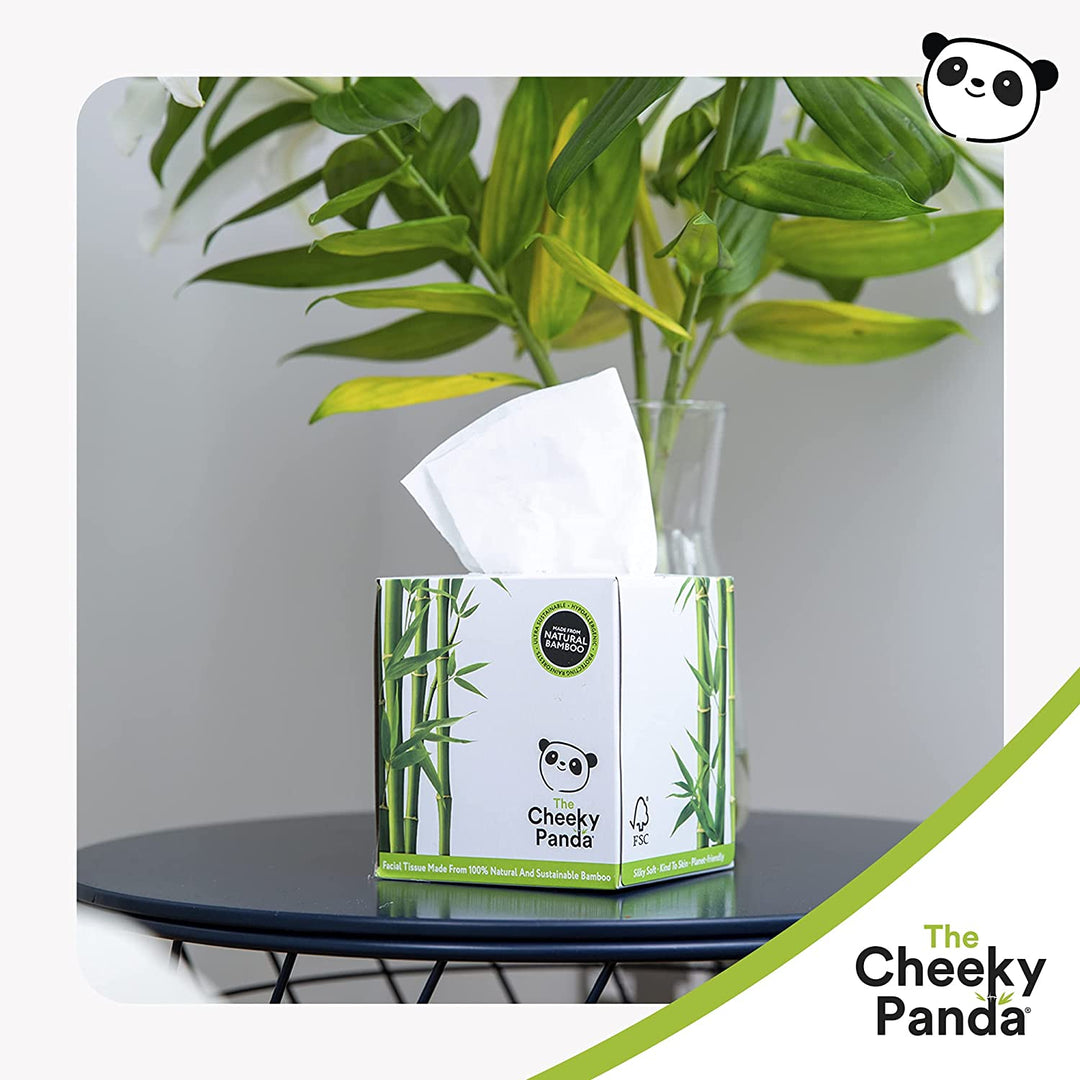 Box Of Tissues Sensitive Skin Tissues The Cheeky Panda Bamboo Tissues ...