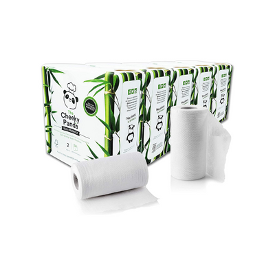 Bumroll Ultra Soft Toilet Paper 24 Rolls with 400 Sheets Each, 100% Recycled Pre
